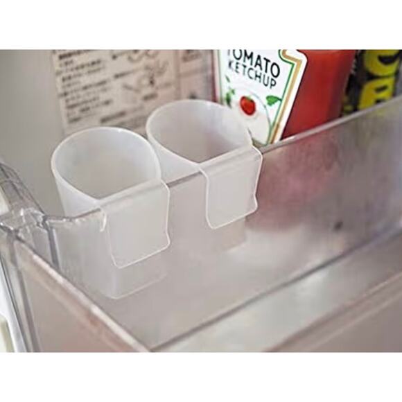 Upside Down Condiment Bottle Holder (Set of 6) for Refrigerator Ketchup Mayo - Picture 3 of 6